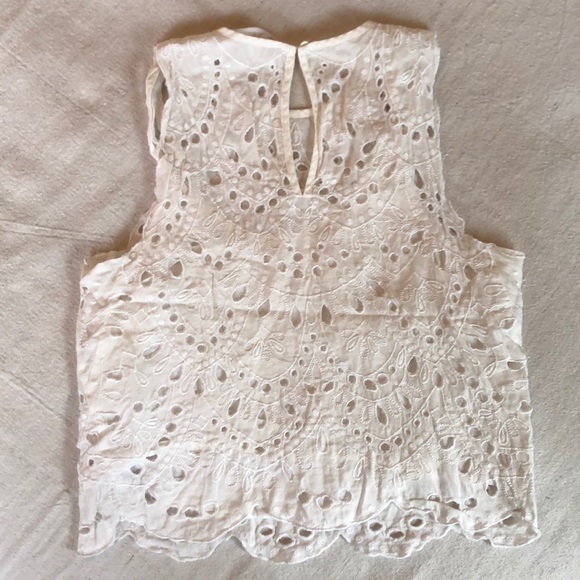 Michael Kors cotton eyelet top - Picture 2 of 4